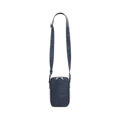 Vertical Crossbody Pocket in satin calfskin