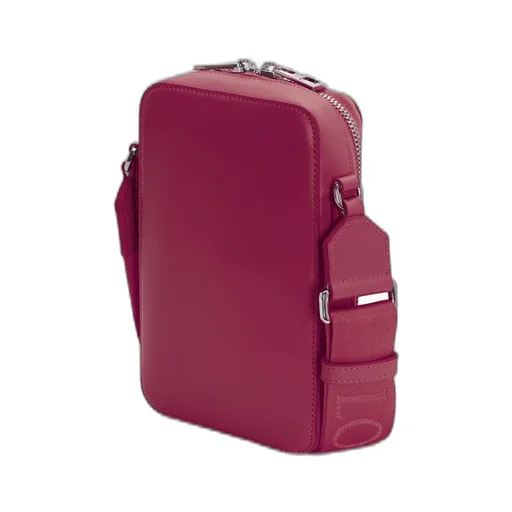 Vertical Crossbody Pocket in satin calfskin