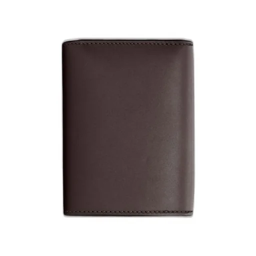 Trifold wallet in satin calfskin