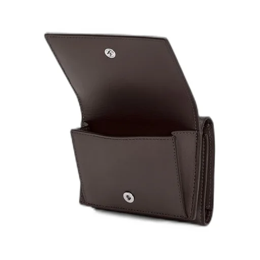 Trifold wallet in satin calfskin