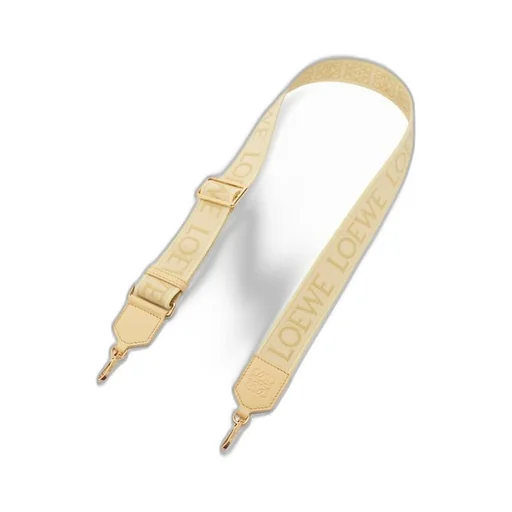 Anagram strap in jacquard and calfskin