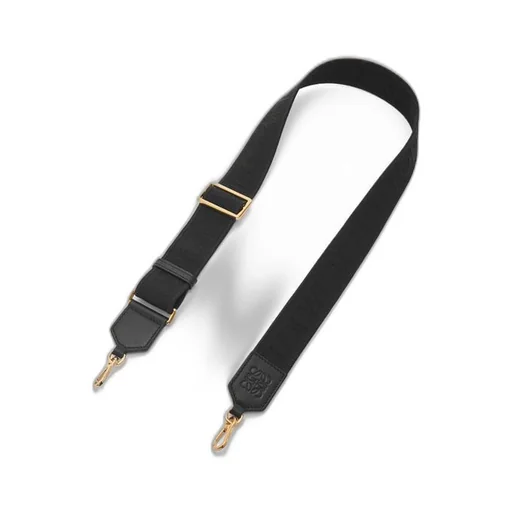 Anagram strap in jacquard and calfskin