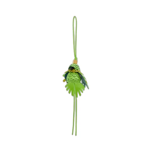Parrot charm in classic calfskin