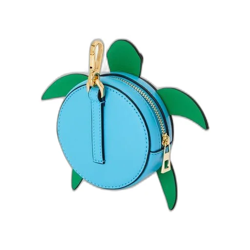 Turtle Cookie pouch in classic calfskin