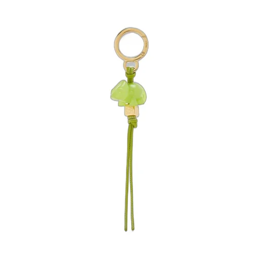 Chameleon charm in acetate and classic calfskin