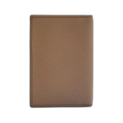 Bifold cardholder in soft grained calfskin