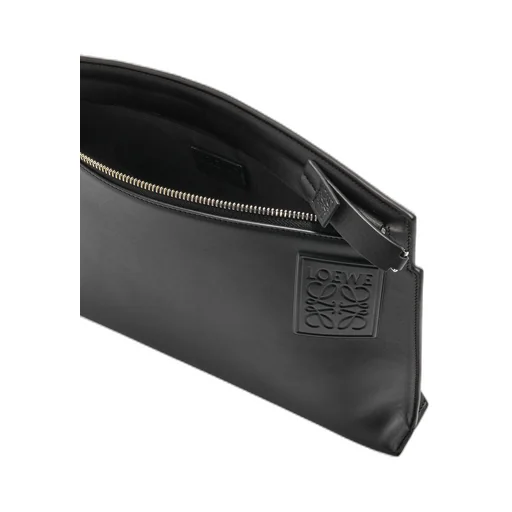 T Pouch in satin calfskin