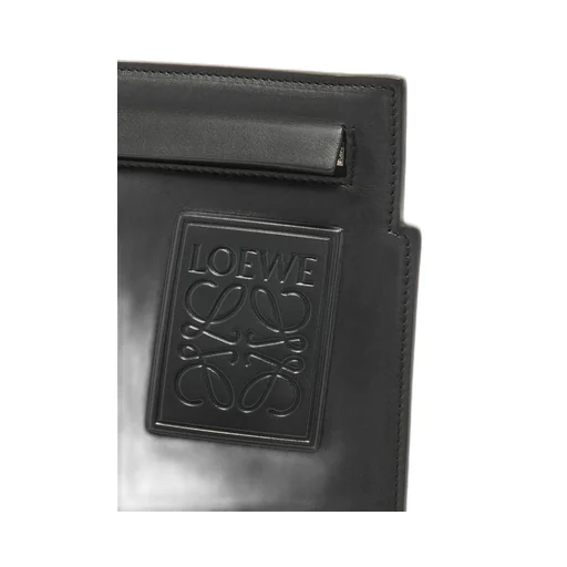 T Pouch in satin calfskin