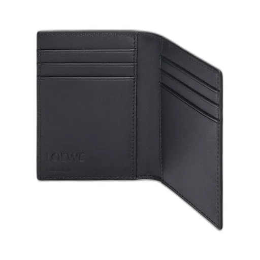 Bifold cardholder in soft grained calfskin