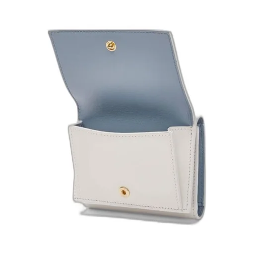 Elephant trifold wallet in satin calfskin