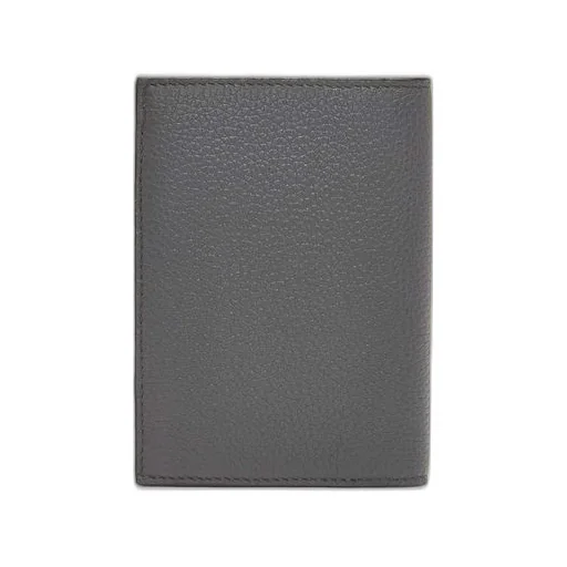 Bifold cardholder in soft grained calfskin