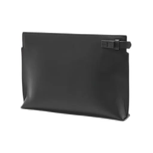 T Pouch in satin calfskin