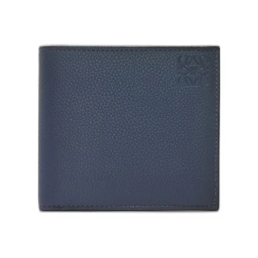 Bifold wallet in soft grained calfskin