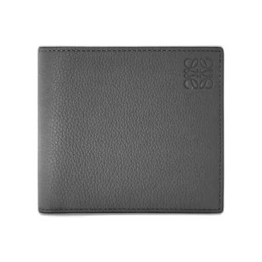 Bifold wallet in soft grained calfskin