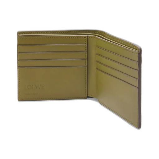 Bifold wallet in soft grained calfskin