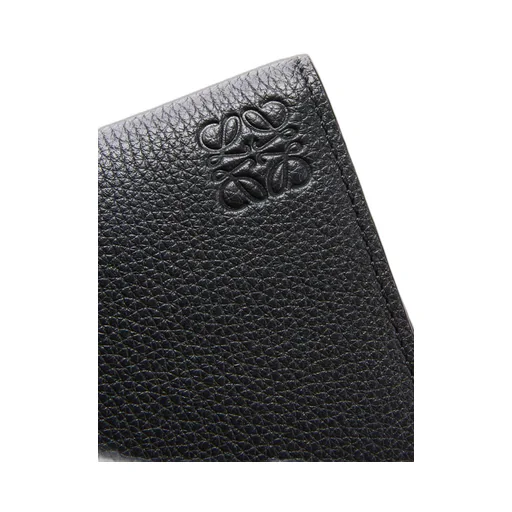 Long horizontal wallet in soft grained calfskin