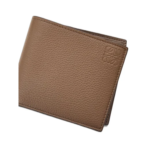Bifold wallet in soft grained calfskin