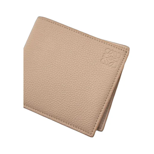Bifold wallet in soft grained calfskin