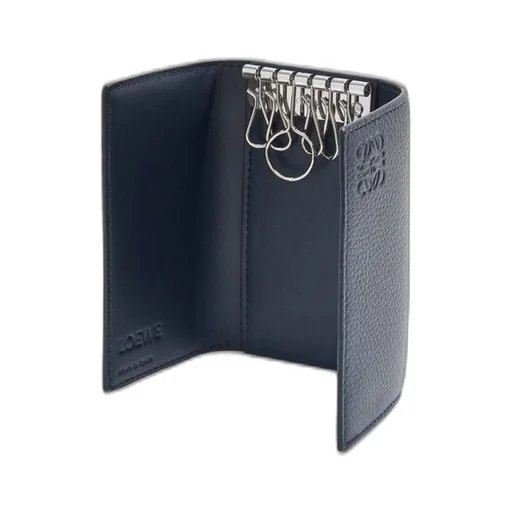 Key case in soft grained calfskin