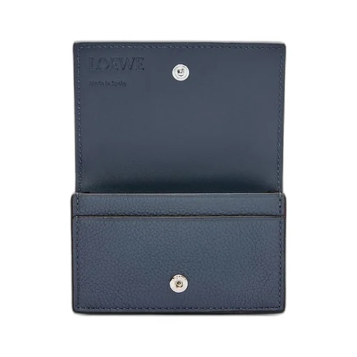 Business cardholder in soft grained calfskin