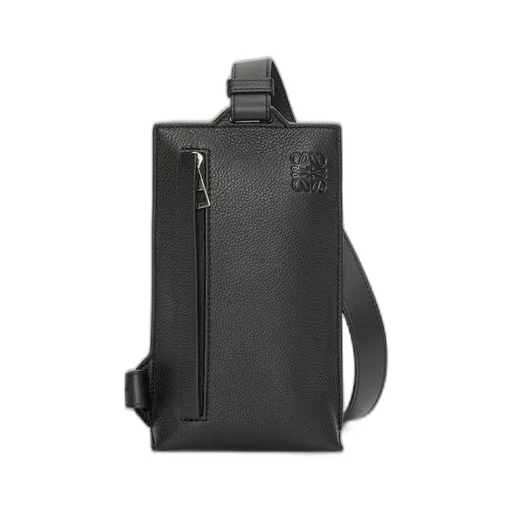 Vertical T Pocket in soft grained calfskin