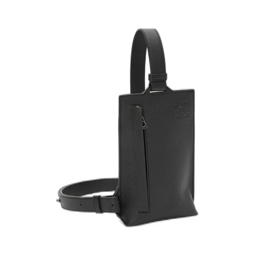 Vertical T Pocket in soft grained calfskin