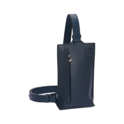 Vertical T Pocket in soft grained calfskin