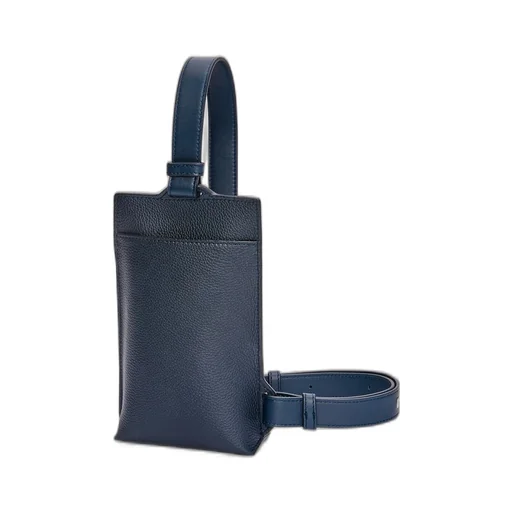 Vertical T Pocket in soft grained calfskin