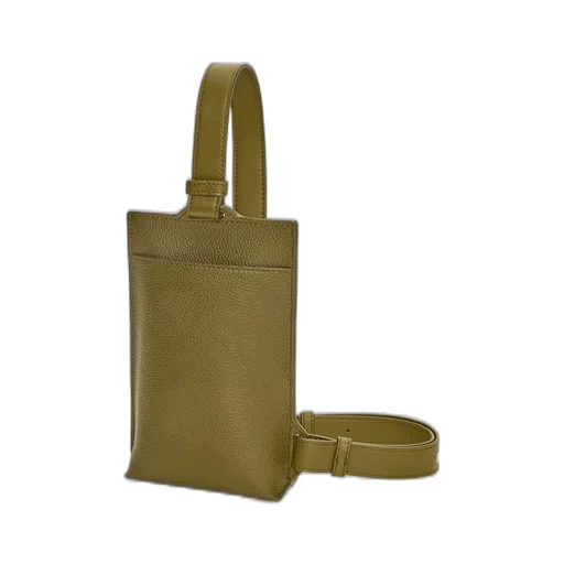Vertical T Pocket in soft grained calfskin