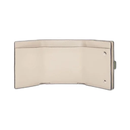 Trifold wallet in soft grained calfskin