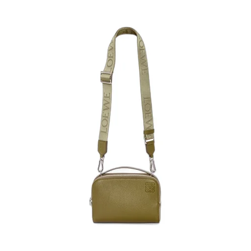 Mini Camera Crossbody bag in soft grained calfskin