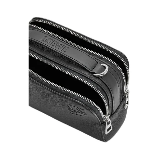 Mini Camera Crossbody bag in soft grained calfskin