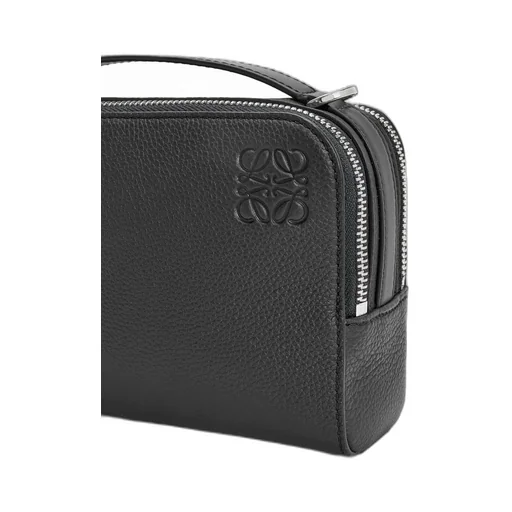 Mini Camera Crossbody bag in soft grained calfskin
