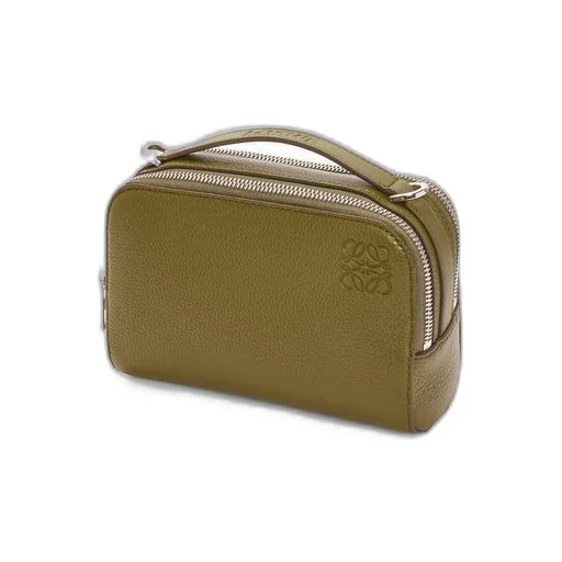 Mini Camera Crossbody bag in soft grained calfskin