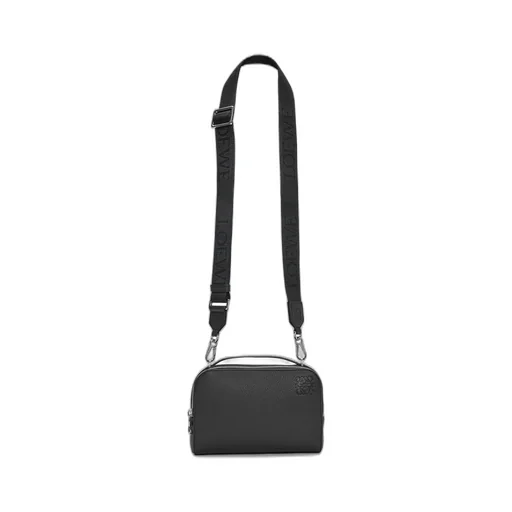 Mini Camera Crossbody bag in soft grained calfskin