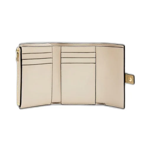 Small vertical wallet in soft grained calfskin