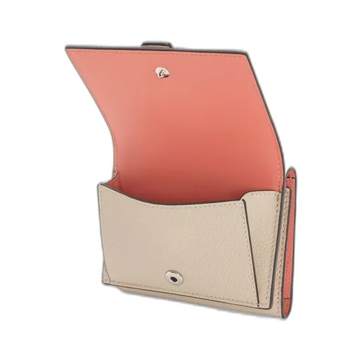 Trifold wallet in soft grained calfskin