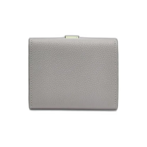 Trifold wallet in soft grained calfskin