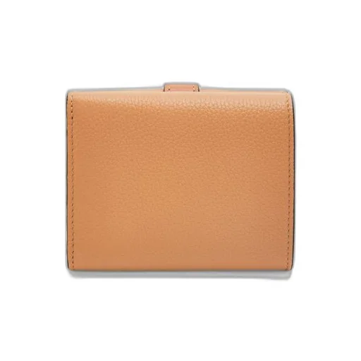 Trifold wallet in soft grained calfskin