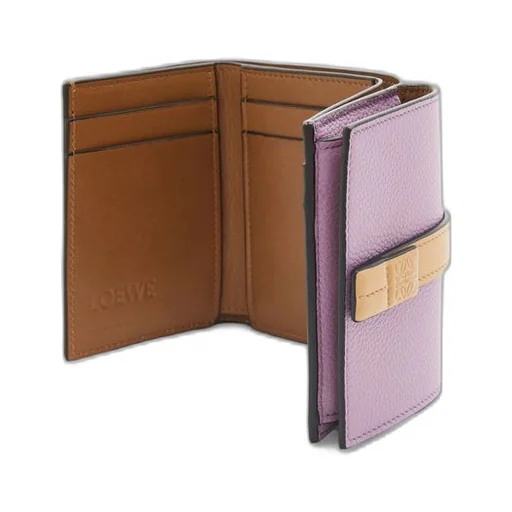 Trifold wallet in soft grained calfskin