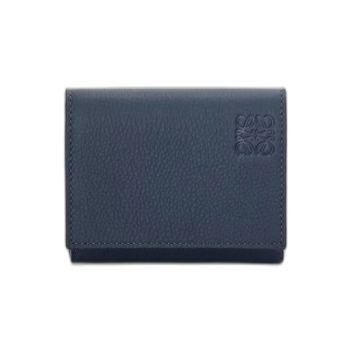 Trifold wallet in soft grained calfskin