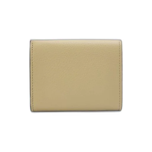 Trifold wallet in soft grained calfskin