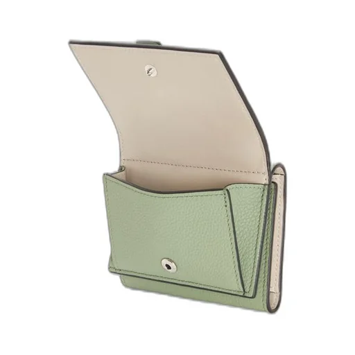 Trifold wallet in soft grained calfskin