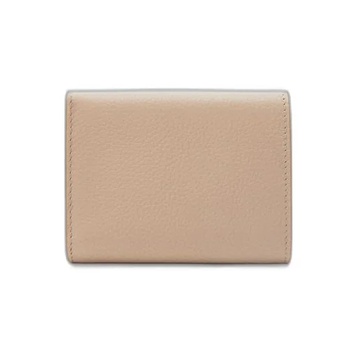 Trifold wallet in soft grained calfskin