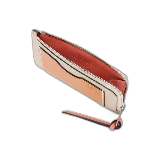 Coin cardholder in soft grained calfskin