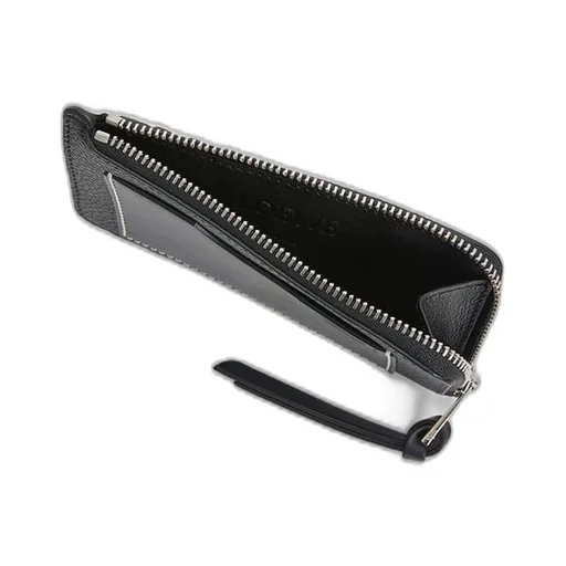 Coin cardholder in soft grained calfskin