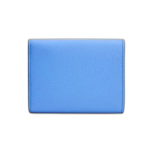Trifold wallet in soft grained calfskin