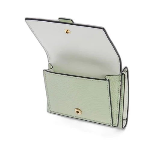 Trifold wallet in soft grained calfskin