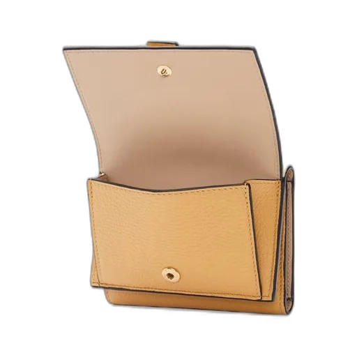 Trifold wallet in soft grained calfskin