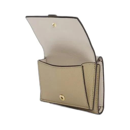 Trifold wallet in soft grained calfskin